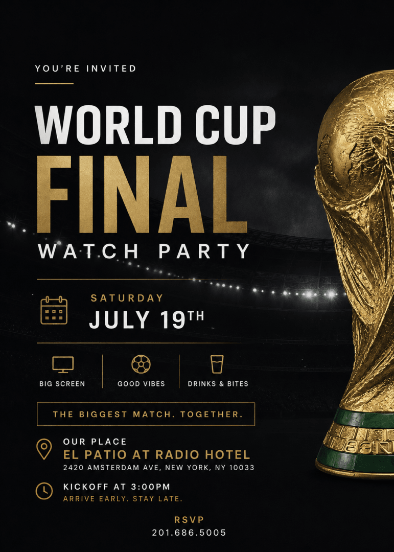 WORLD CUP FINAL WATCH PARTY 2026