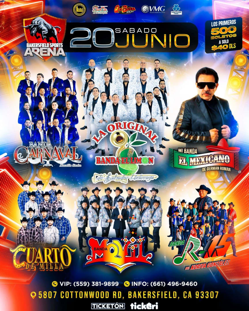 La Original Banda el Limon de Salvador Lizarraga & Banda Carnaval y muchos mas en vivo
