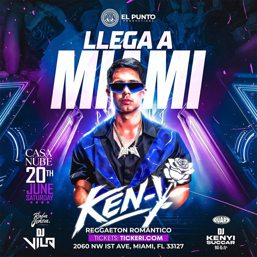 KEN-Y in Miami With DJ Vila and DJ Kenyi Succar