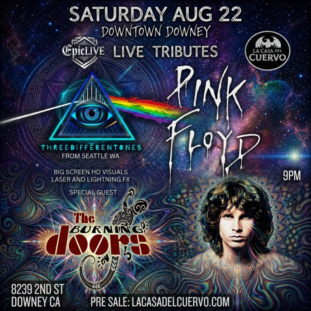 Pink Floyd and The Doors. Live Tributes In Downey