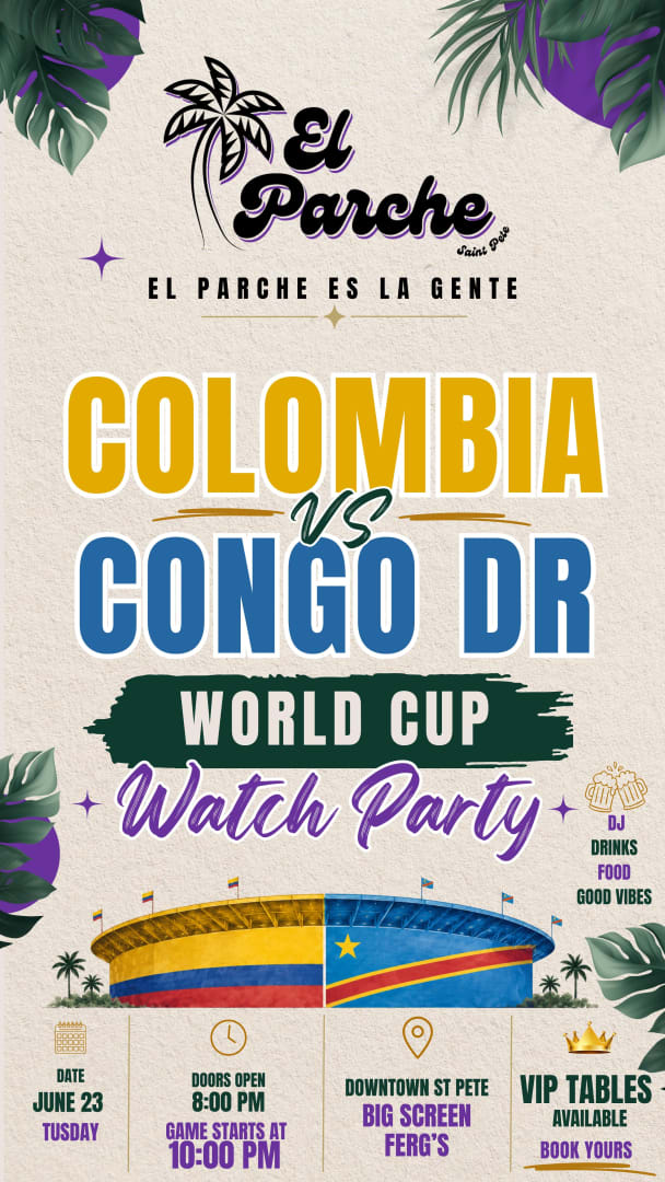 Colombia VS Congo DR - Watch Party