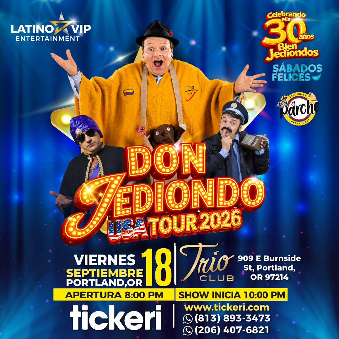 Don Jediondo en Portland – Gira USA 2026