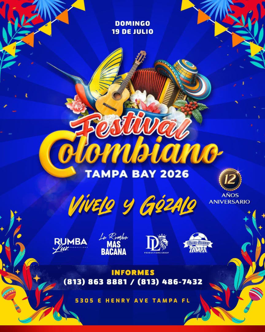 Festival Colombiano Tampa Bay 2025 (PRE VENTA)
