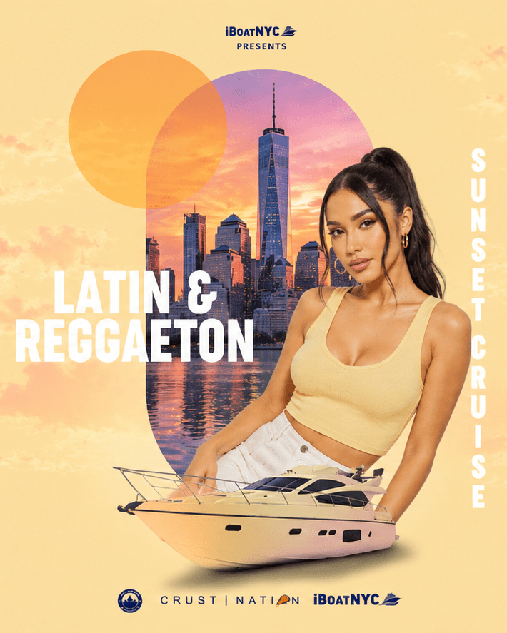 NYC #1 LATIN & REGGAETON Sunset Yacht Cruise Boat Party