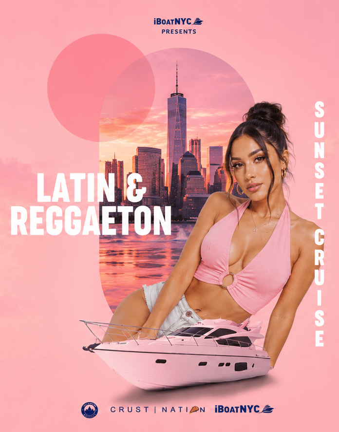 NYC #1 LATIN & REGGAETON Sunset Yacht Cruise Boat Party