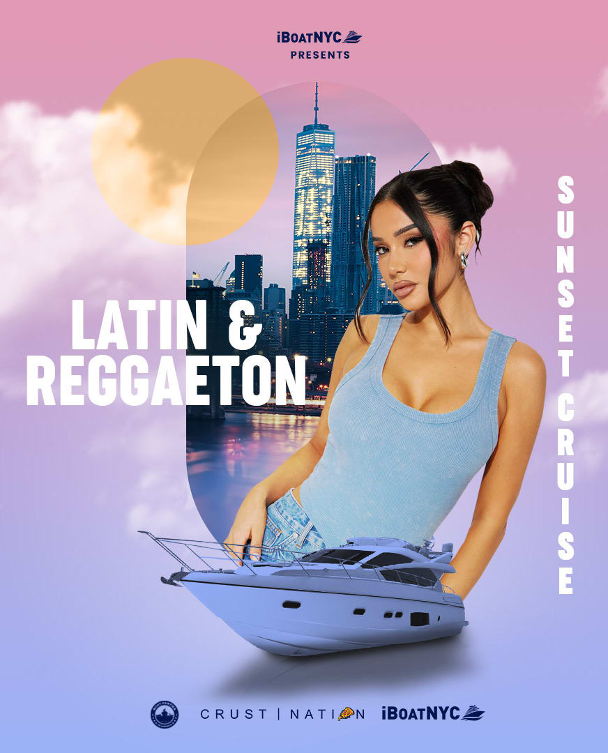 NYC #1 LATIN & REGGAETON Sunset Yacht Cruise Boat Party
