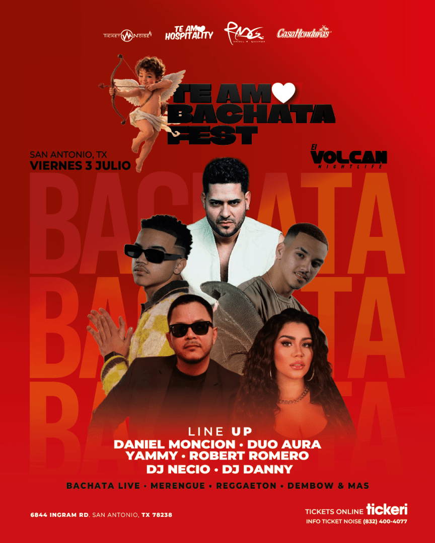 Te Amo Bachata Fest : Yammy, Daniel Moncion, Duo Aura & Robert Romero