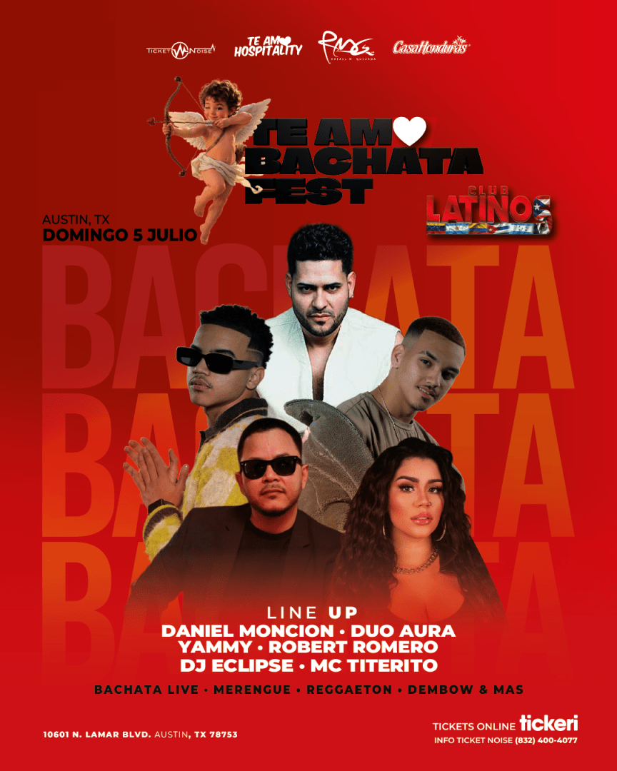 Te Amo Bachata Fest : Yammy, Daniel Moncion, Duo Aura & Robert Romero