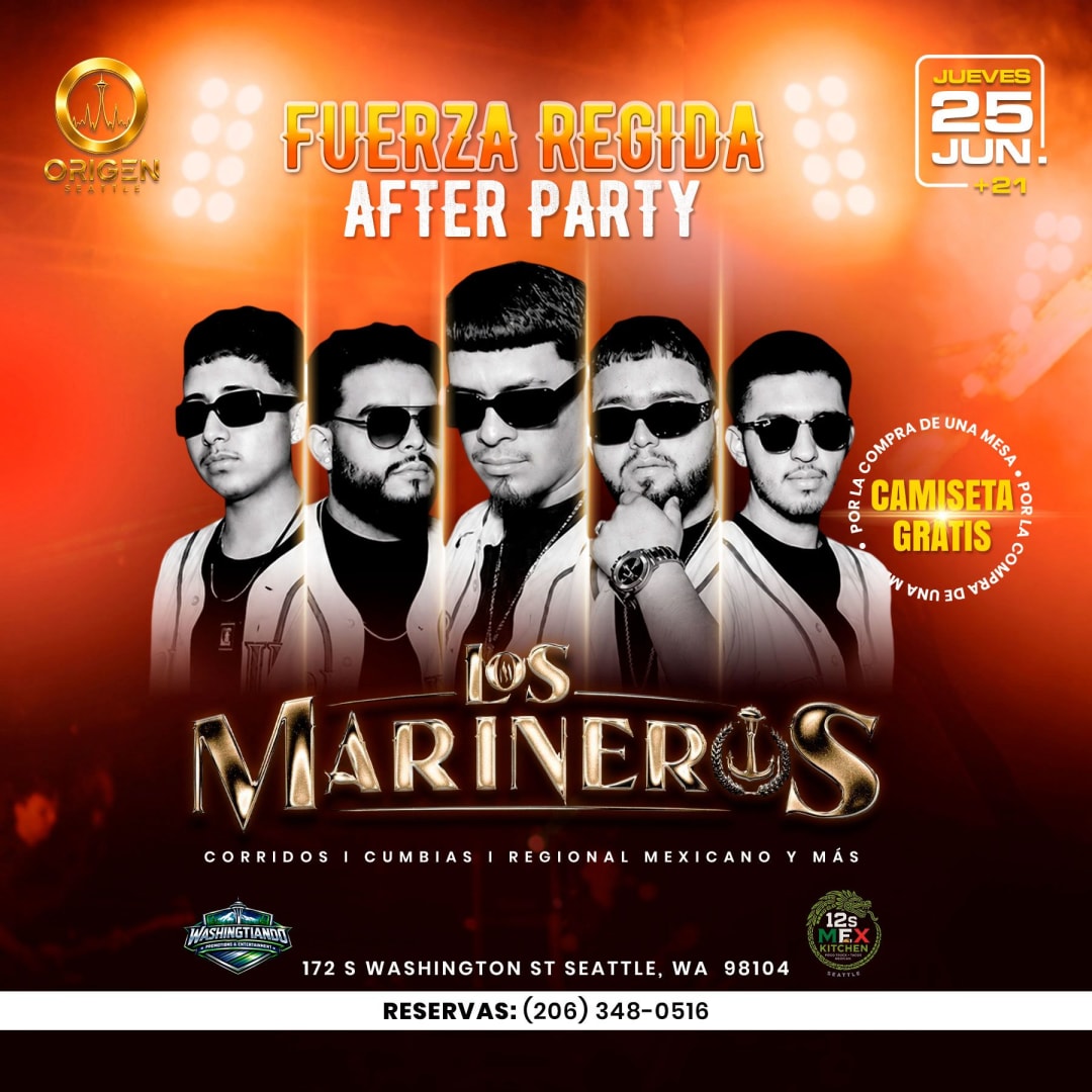 Fuerza Regida After Party con Los Marineros en Seattle