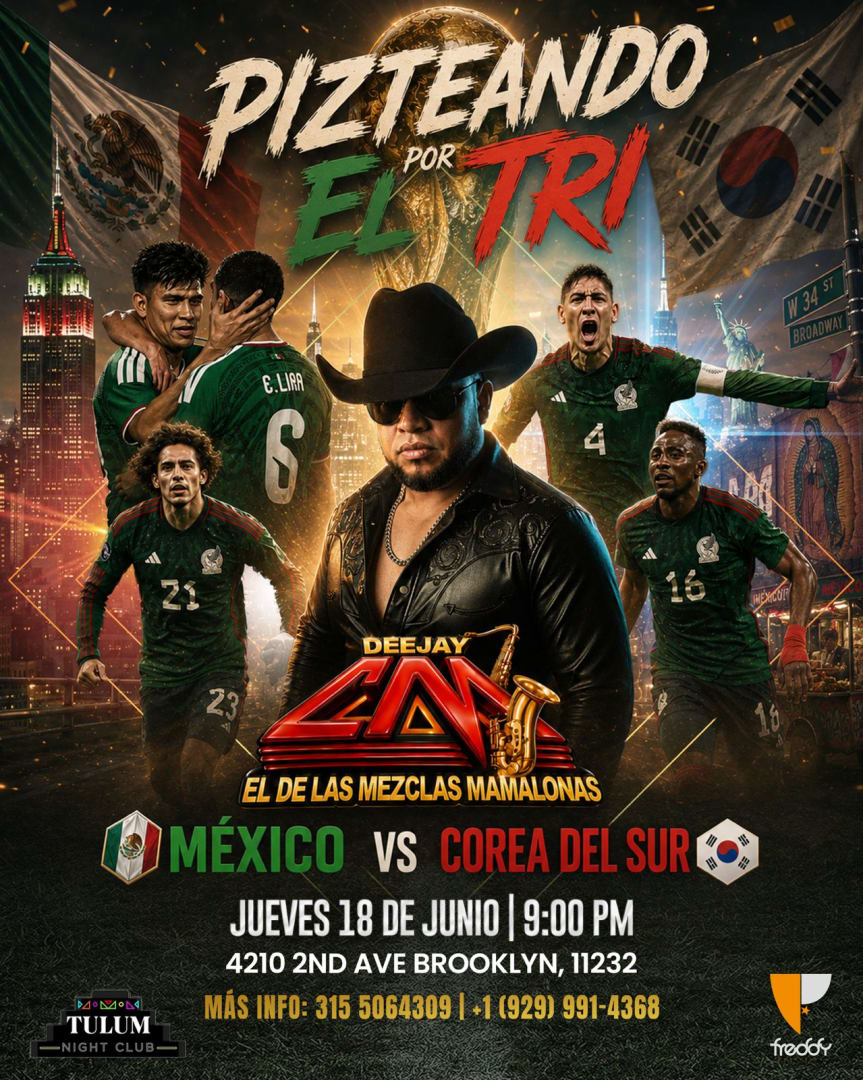 ¡Vive la emoción de México vs. Corea del Sur en Tulum Night Club! ⚽🇲🇽🇰🇷
