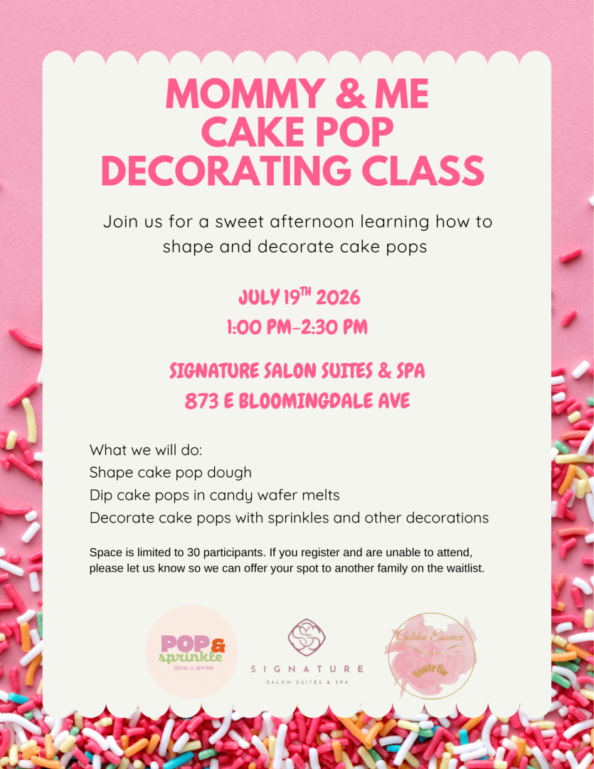 Mommy & Me Cake Pop Decorating Class