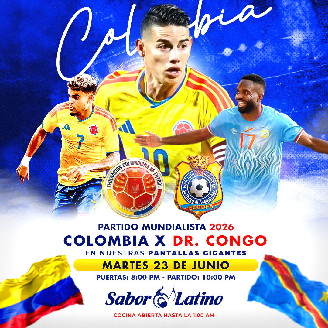 Colombia vs. República Democrática del Congo | Sabor Latino