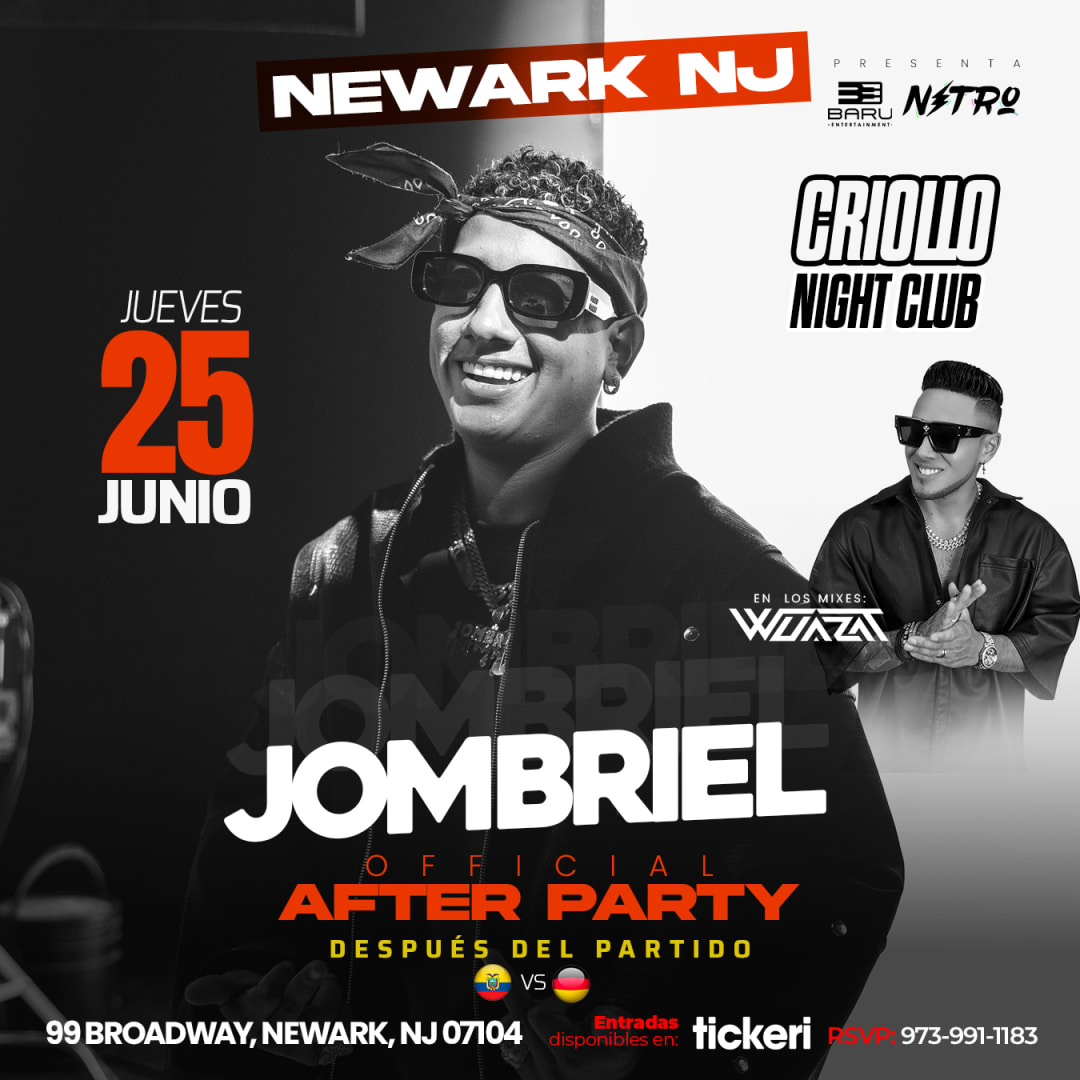 JOMBRIEL IN NEW JERSEY AFTER GAME ECUADOR VS GERMANY