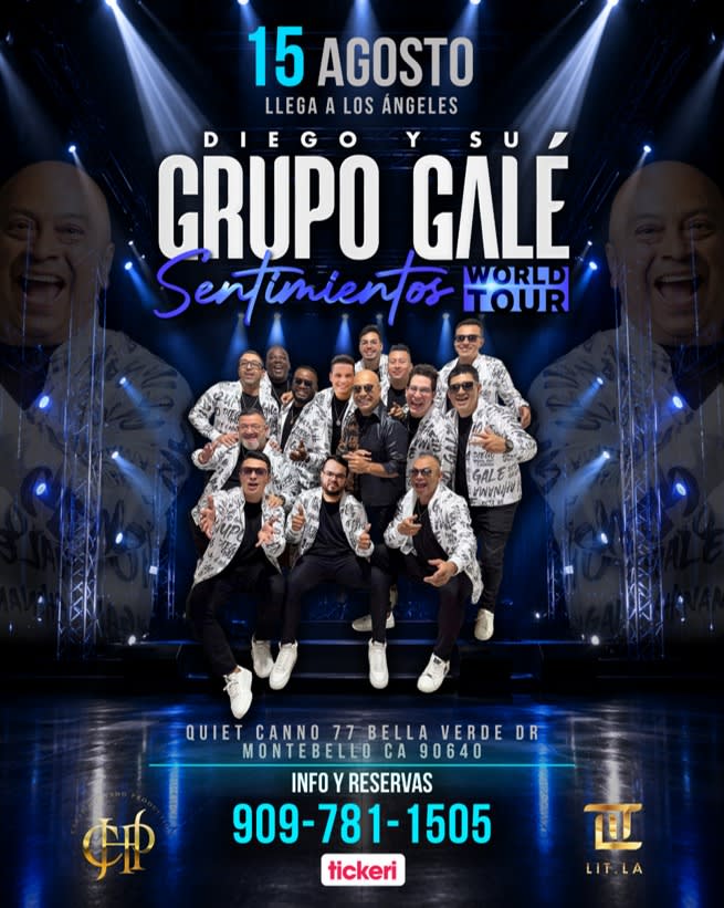 Diego y su Grupo Gale - Sentimientos World Tour