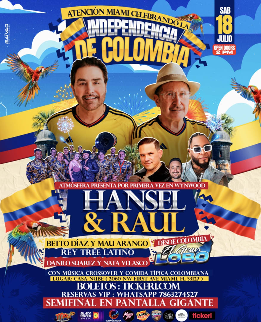 INDEPENDENCIA DE COLOMBIA EN MIAMI