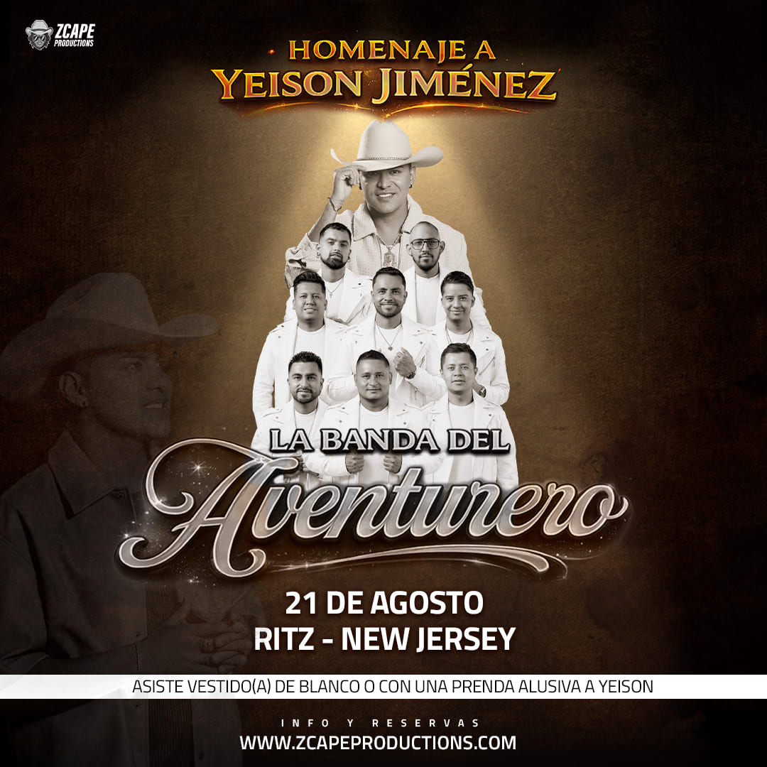 Homenaje a Yeison Jimenez! La Banda del Aventurero en New Jersey