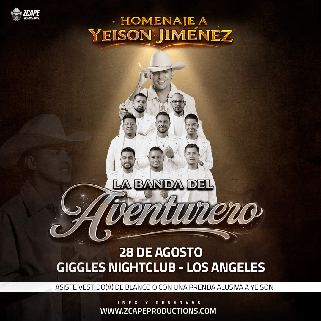 Homenaje a Yeison Jimenez! La Banda del Aventurero en Los Angeles