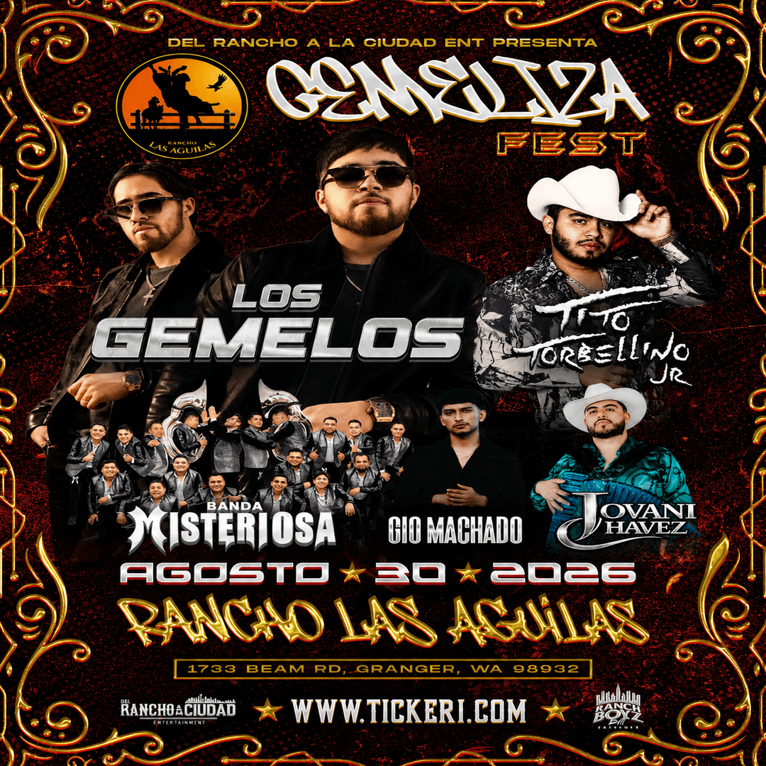 Gemeliza Fest con Los Gemelos , Tito Torbellino Jr. Banda Misteriosa, Gio Machado y Jovani Chavez en Washington