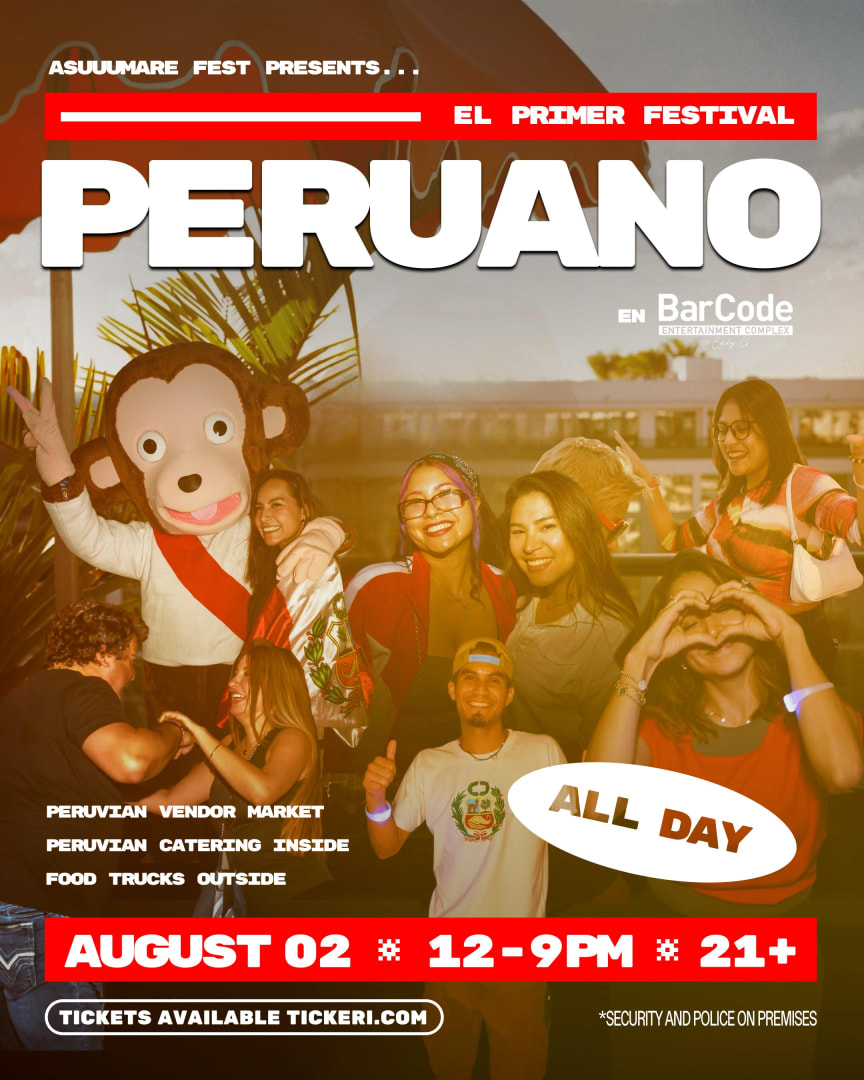 ASUUUMARE FEST PRESENTS: THE FIRST PERUVIAN FESTIVAL 🇵🇪