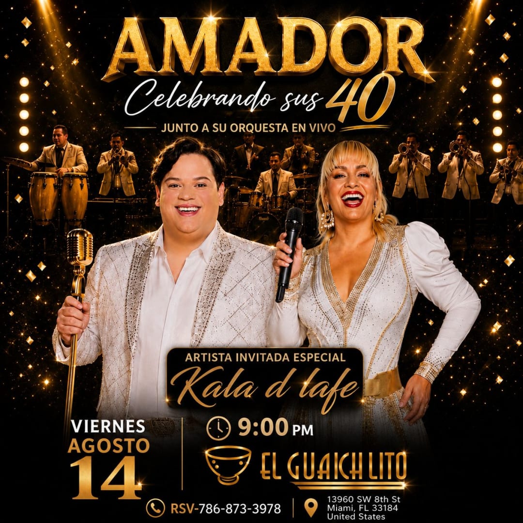 Amador y su Orquesta Celebrando 40 años!