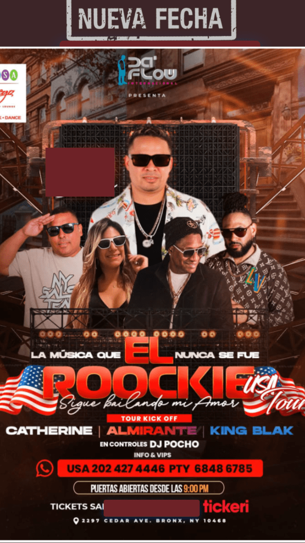 El Roockie Sigue Bailando Mi Amor Tour in EL BRONX NY - NEW DATE