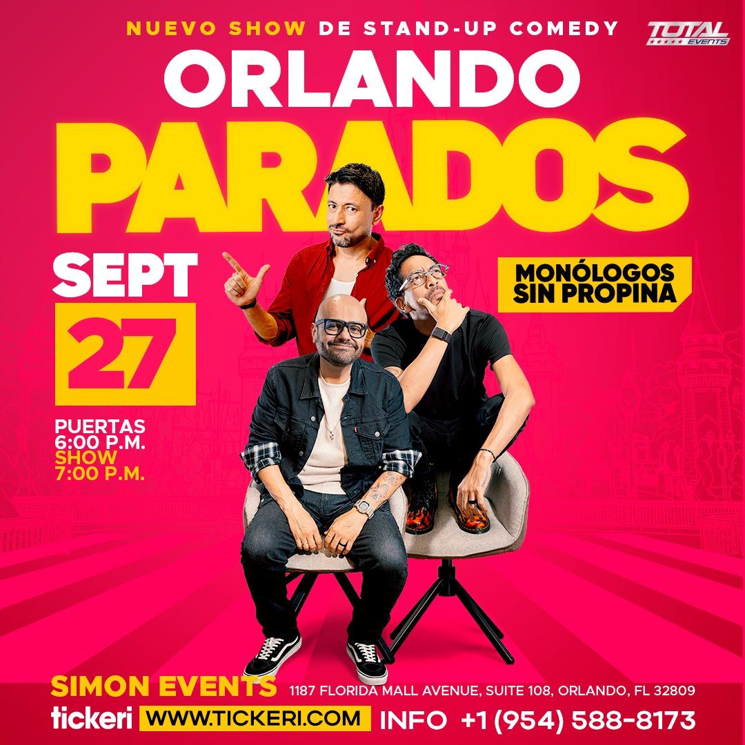 Parados Monologos sin Propina en Orlando
