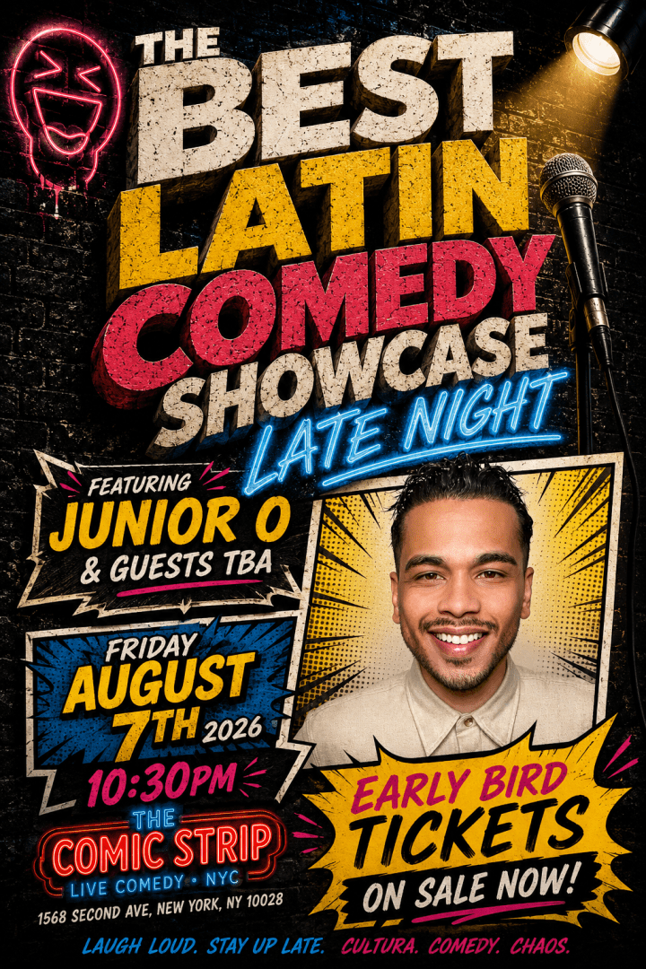 THE BEST LATIN COMIC SHOWCASE in NEW YORK ON A FRIDAY