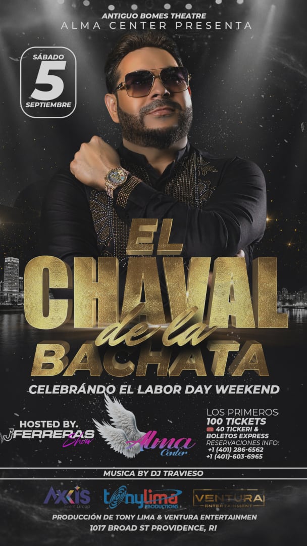 EL CHAVAL EN VIVO | ALMA CENTER | PROVIDENCE, RI