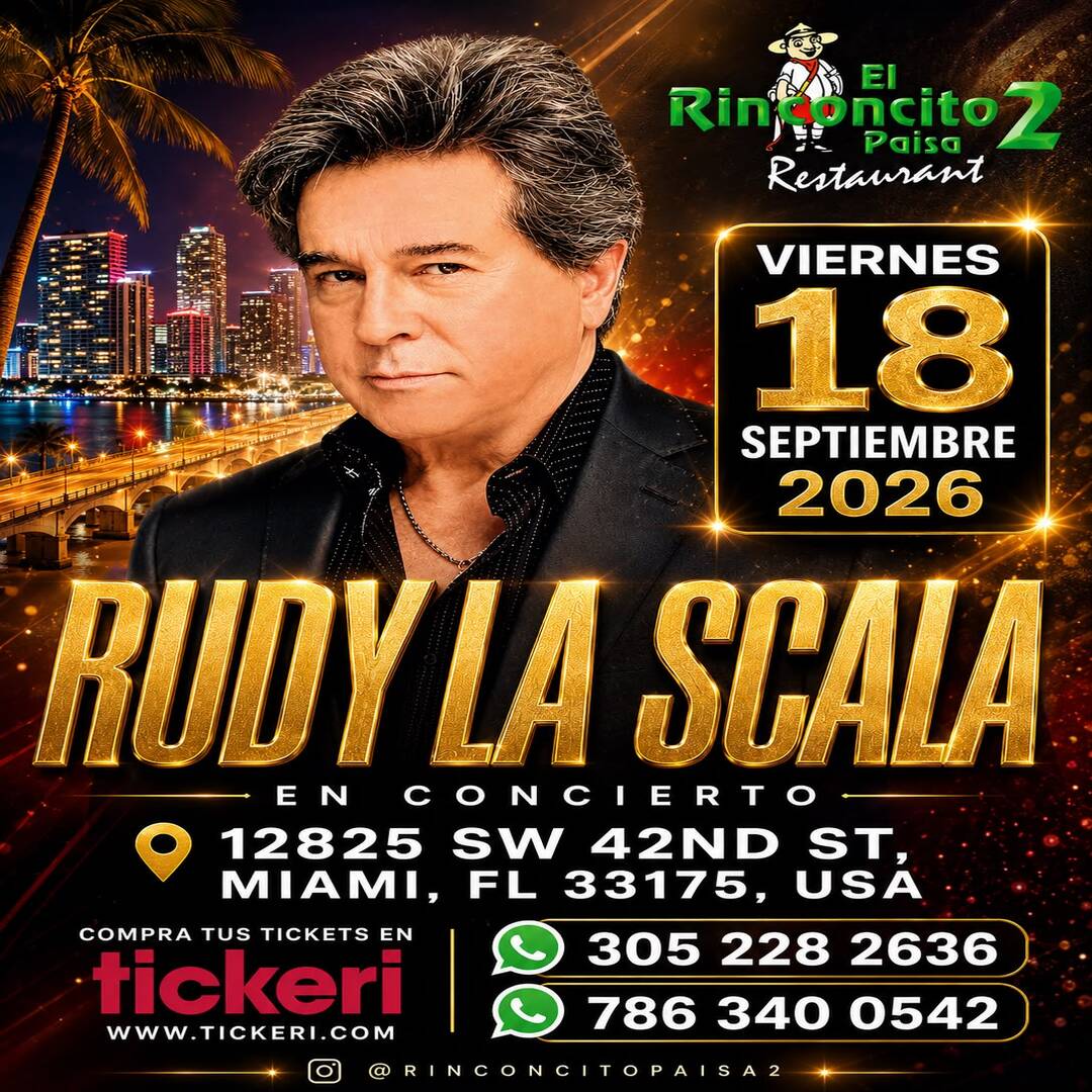 Rudy la Scala en vivo en Miami