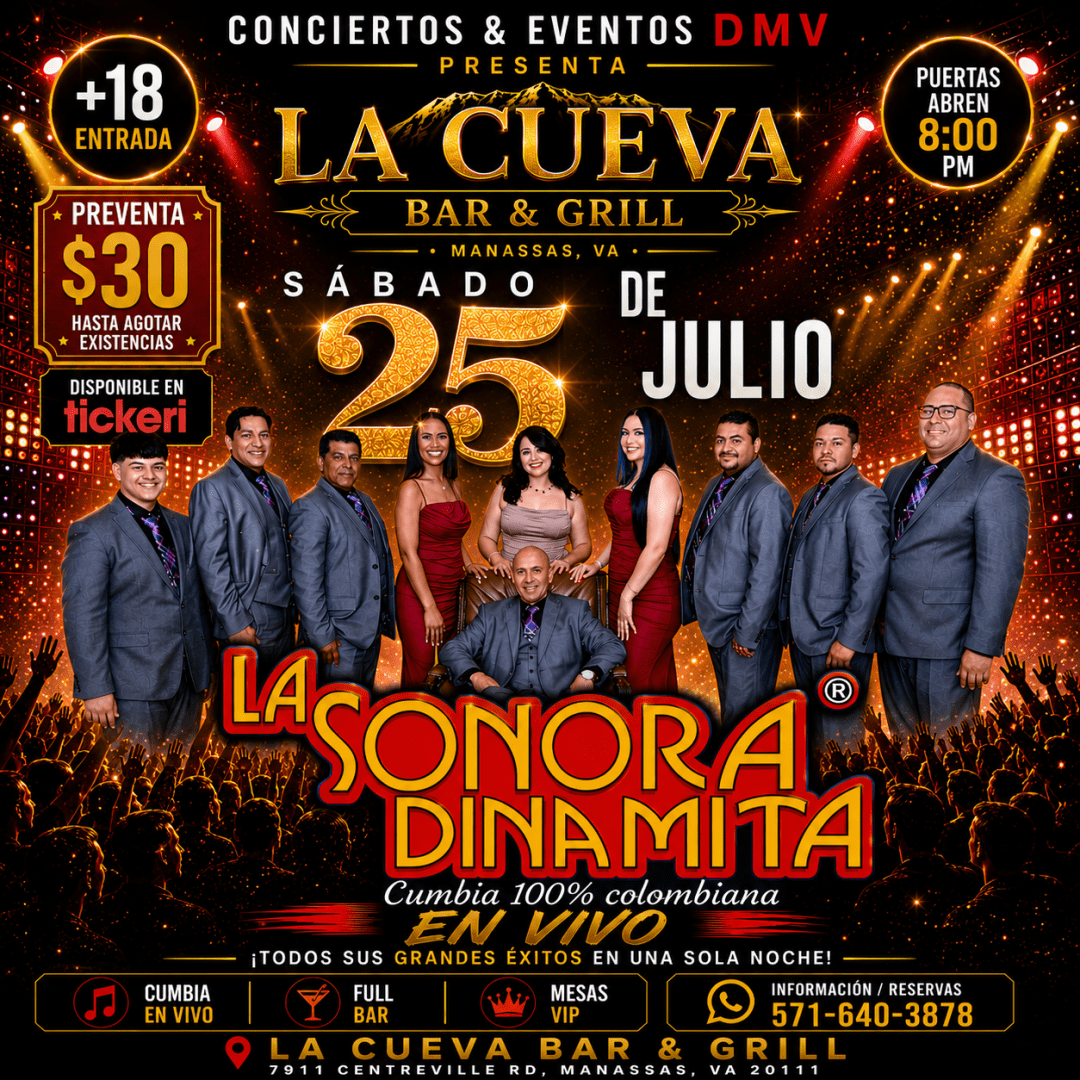 La sonora Dinamita en Manassas VA