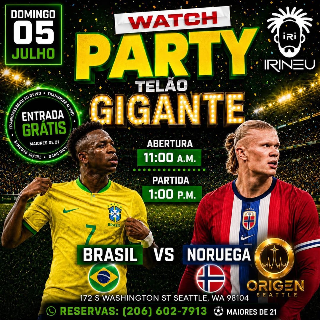 Brasil vs Noruega Watch Party