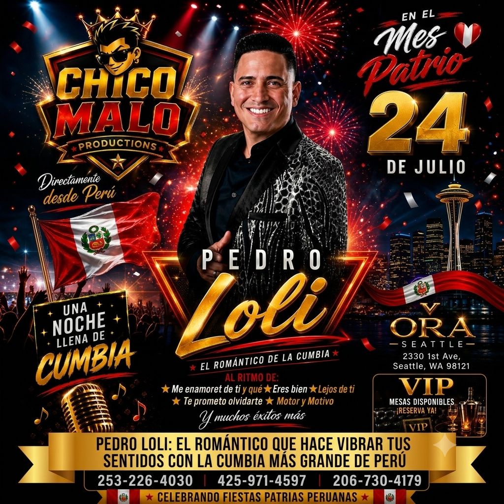 Concierto de Cumbia con Pedro Loli
