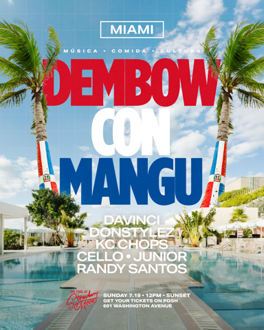 Dembow Con Mangu Pool Party At The Pool Strawberry Moon