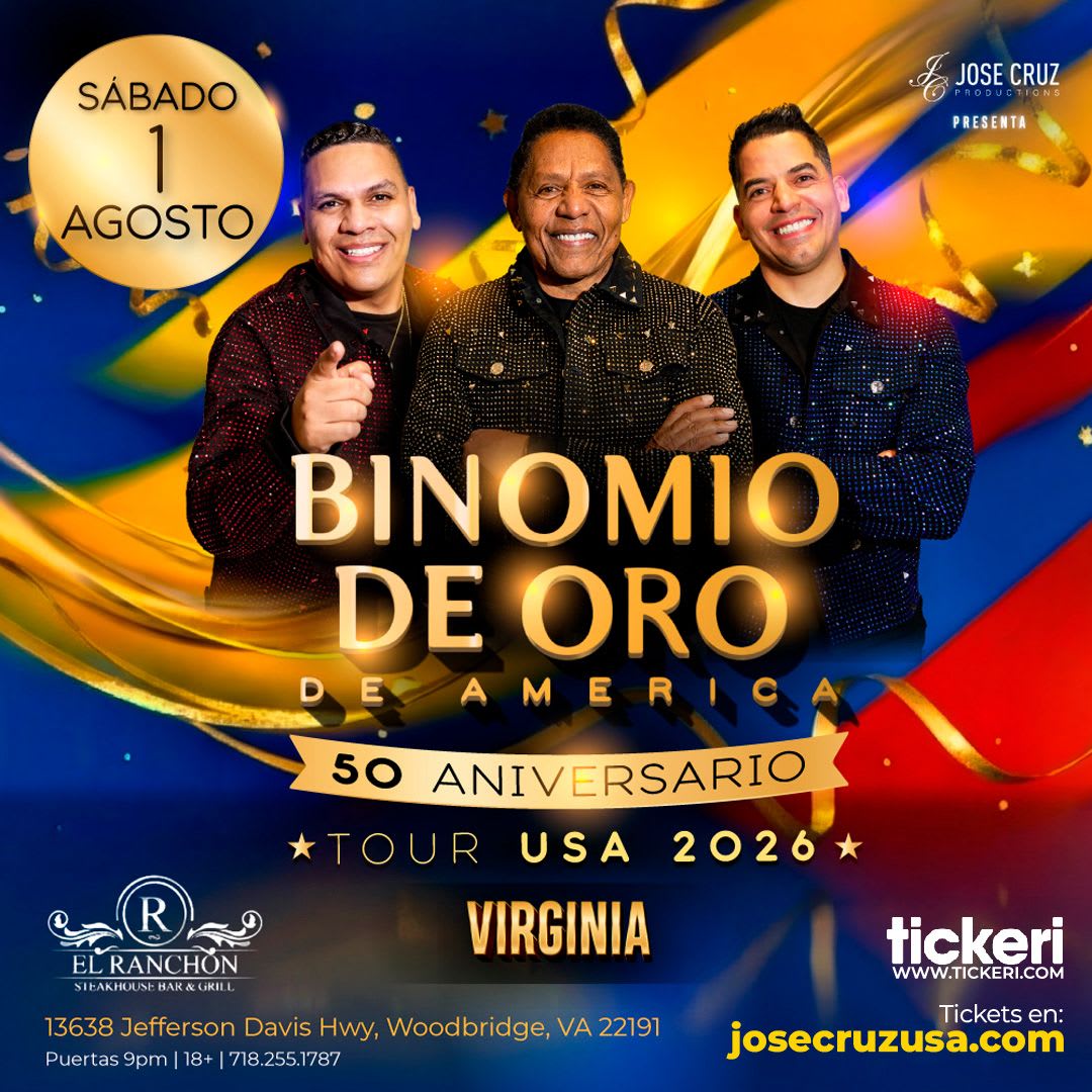 Binomio show en vivo de Oro en Virginia