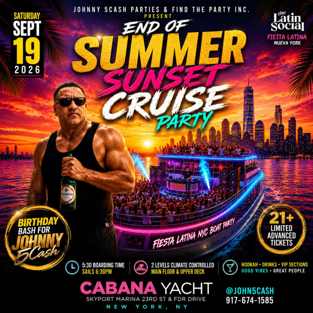 End Of Summer Sunset Party Cruise At Cabana