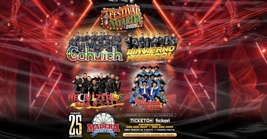 Festival Nayarita Con Banda Cohuich Invierno Musical Hechizeros Band Banda Vallarta Show
