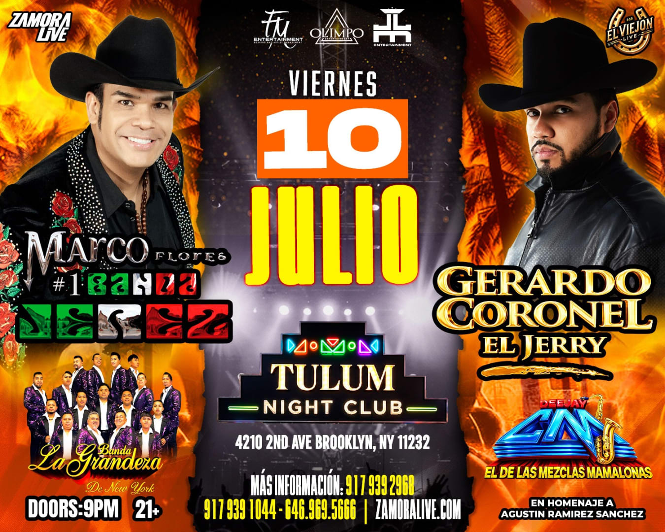 MARCO FLORES & GERARDO CORONEL EL JERRY EN BROOKLYN