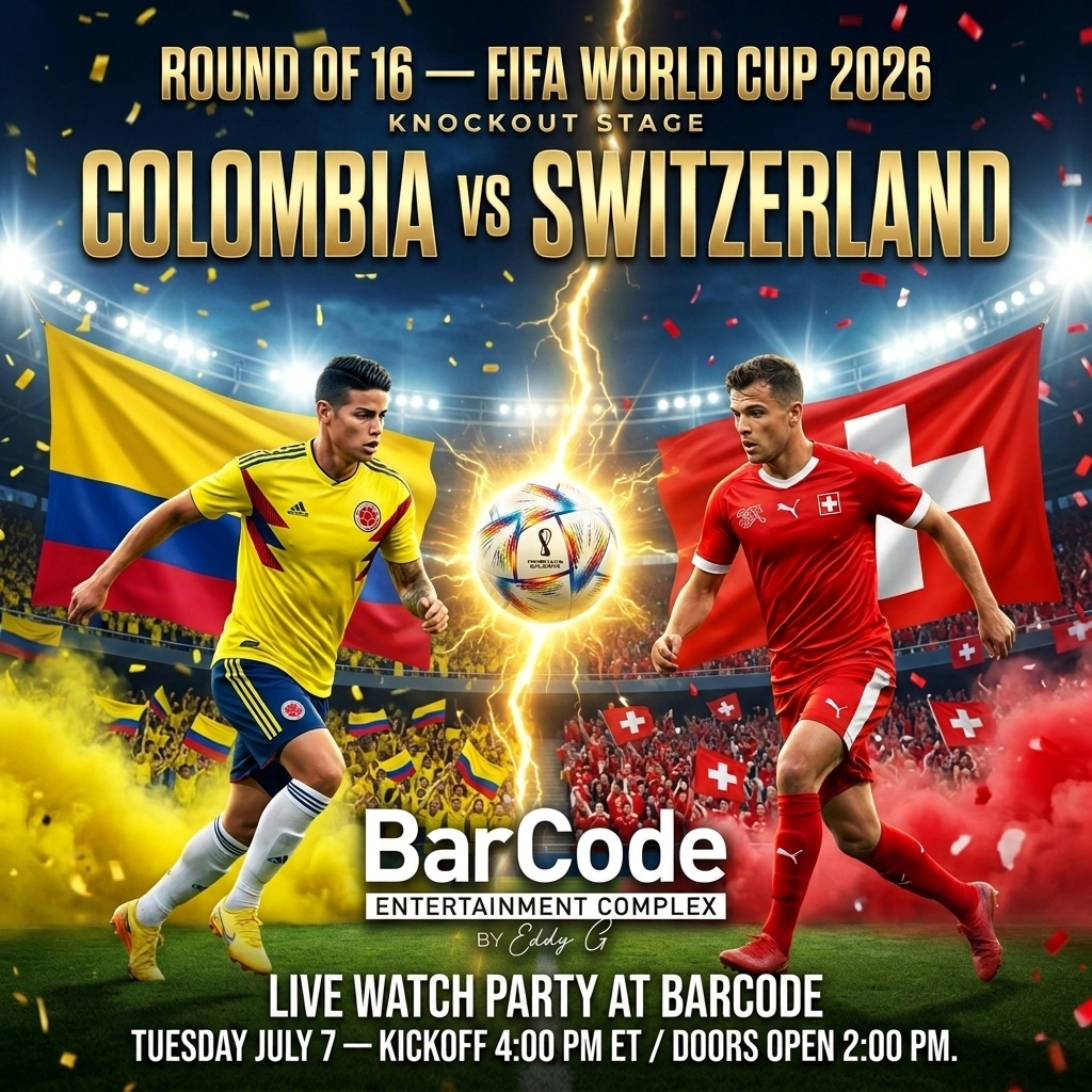 COLOMBIA 🇨🇴 vs SWITZERLAND 🇨🇭 WATCH PARTY