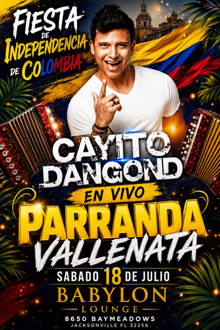 CAYITO DANGOND Parranda Vallenata Colombian Independence Festival