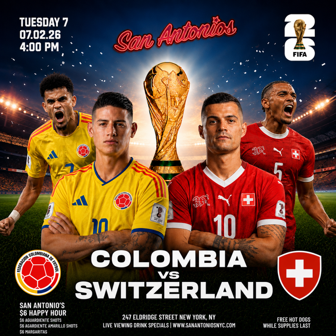 FIFA WORLD CUP 2026 WATCH PARTY: MEXICO v ENGLAND at Ritmos 60 Bar NYC