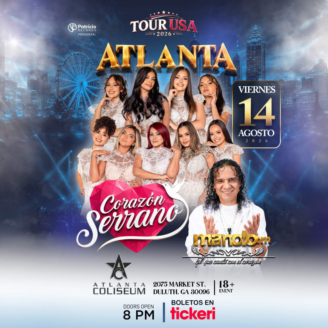 Corazón Serrano en Atlanta – Tour USA 2026