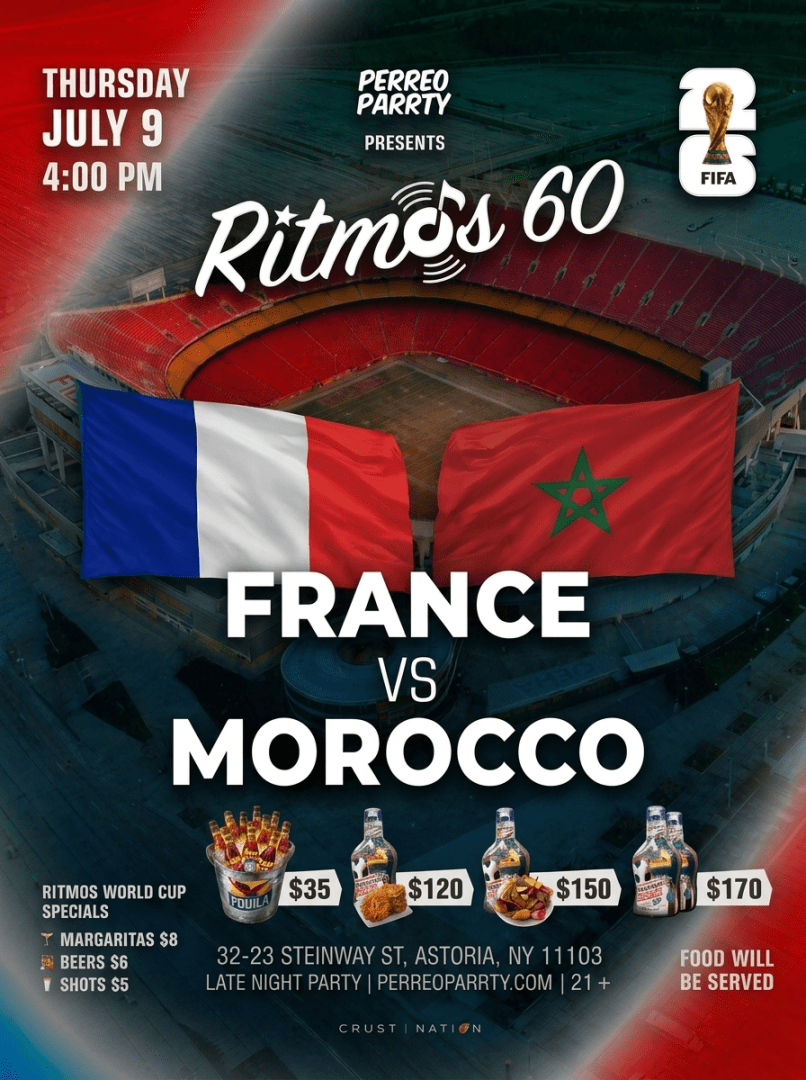 FIFA WORLD CUP 2026 WATCH PARTY: MEXICO v ENGLAND at Ritmos 60 Bar NYC