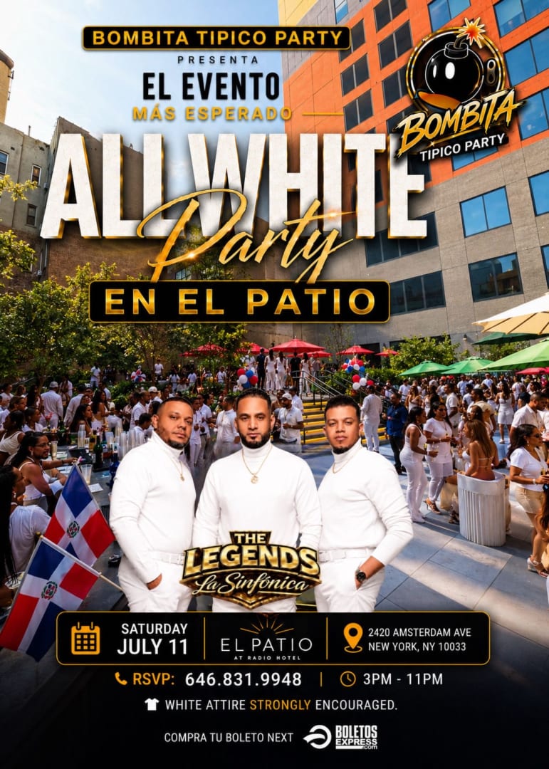 ALL WHITE Típico DAY PARTY / FIESTA De Típico De TODO BLANCO
