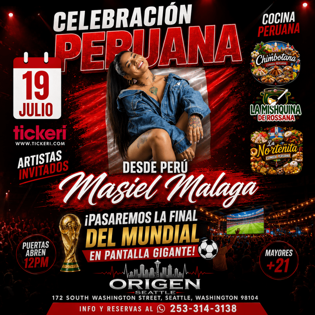 MASIEL MÁLAGA EN EL CELEBRA PERÚ - SEATTLE