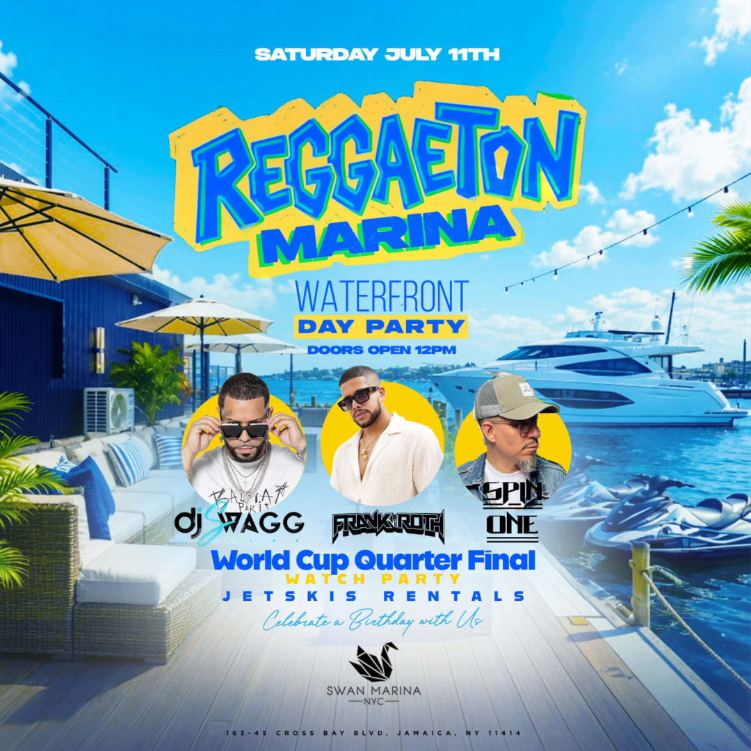 Reggaeton Marina Waterfront World Cup Watch Day Party At Swan Marina