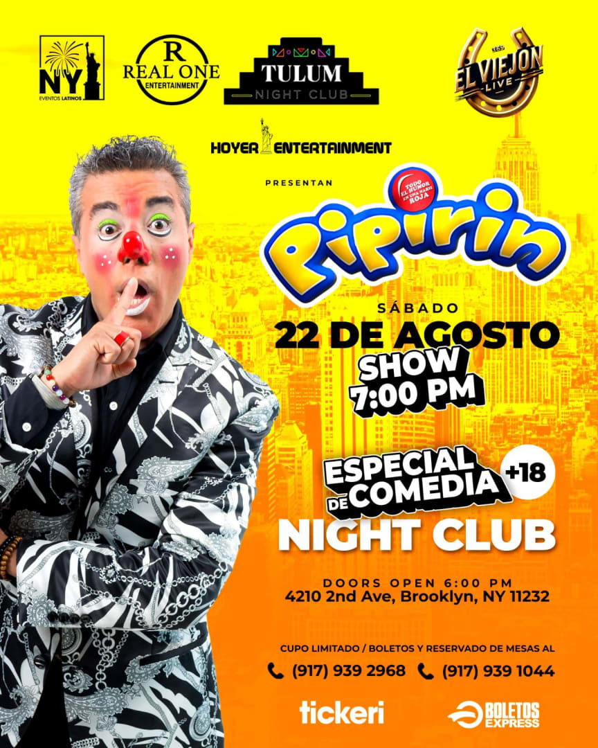 Don't miss Pipirín in an exclusive comedy special.🎭