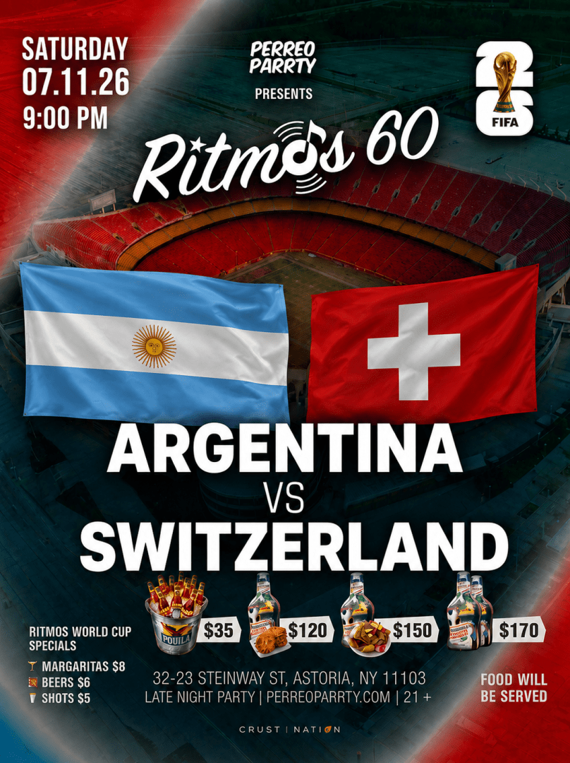 FIFA WORLD CUP 2026 WATCH PARTY: ARGENTINA vs SWITZERLAND at Ritmos 60 Bar