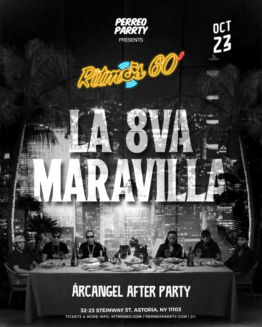 Rhythms: LA 8VA MARAVILLA Concert Reggaeton After Party