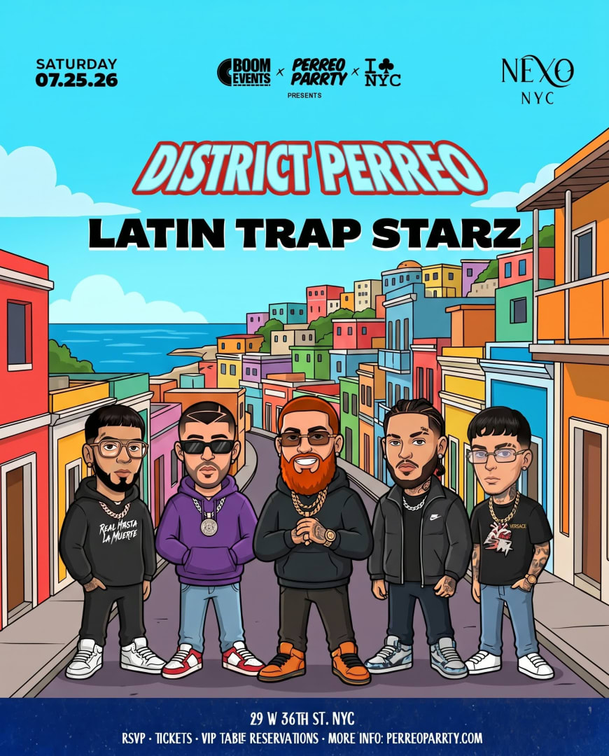District Perreo Presents: Latin Trap Starz at Nexo Nightclub Midtown NYC