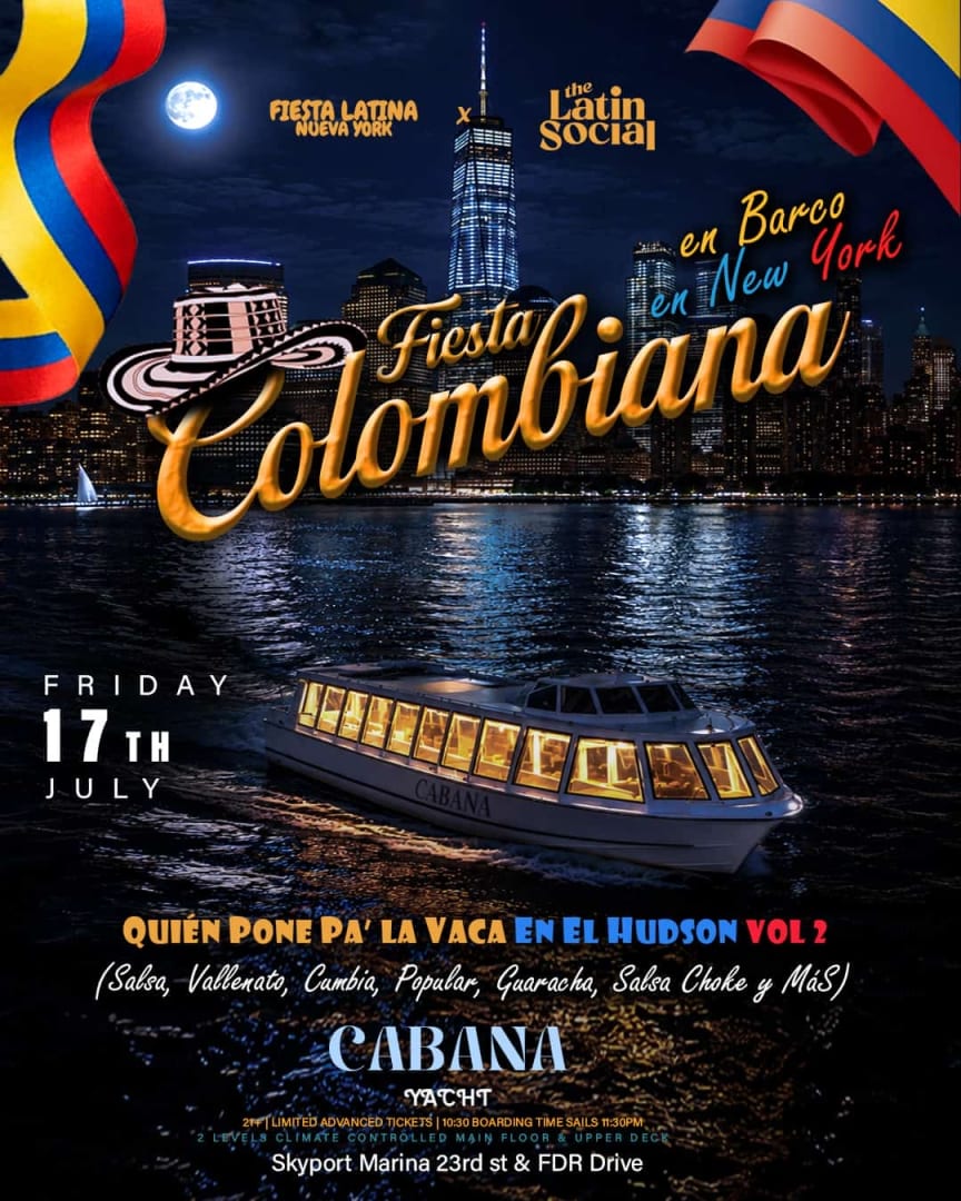 Colombian Independence Midnight Party Cruise At Cabana